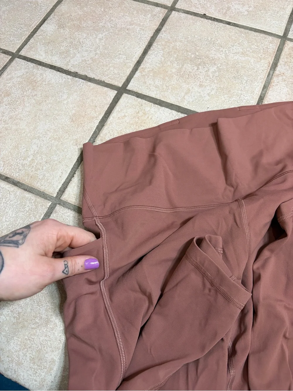 Lululemon Align High-Rise Pant with Pockets 25” (Spiced Chai) Size 14
